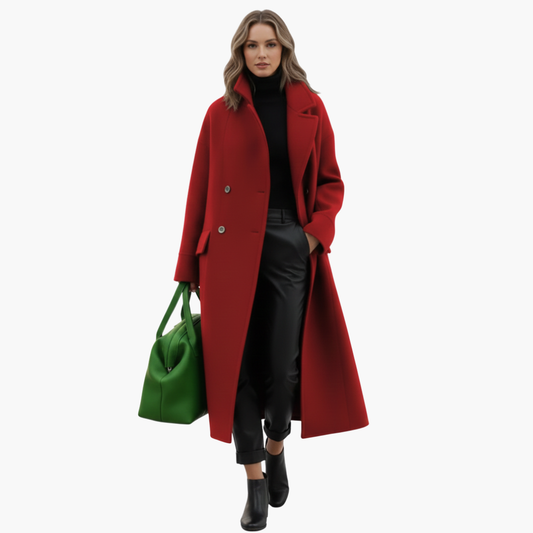 Sophie – Long Wool-Blend Overcoat