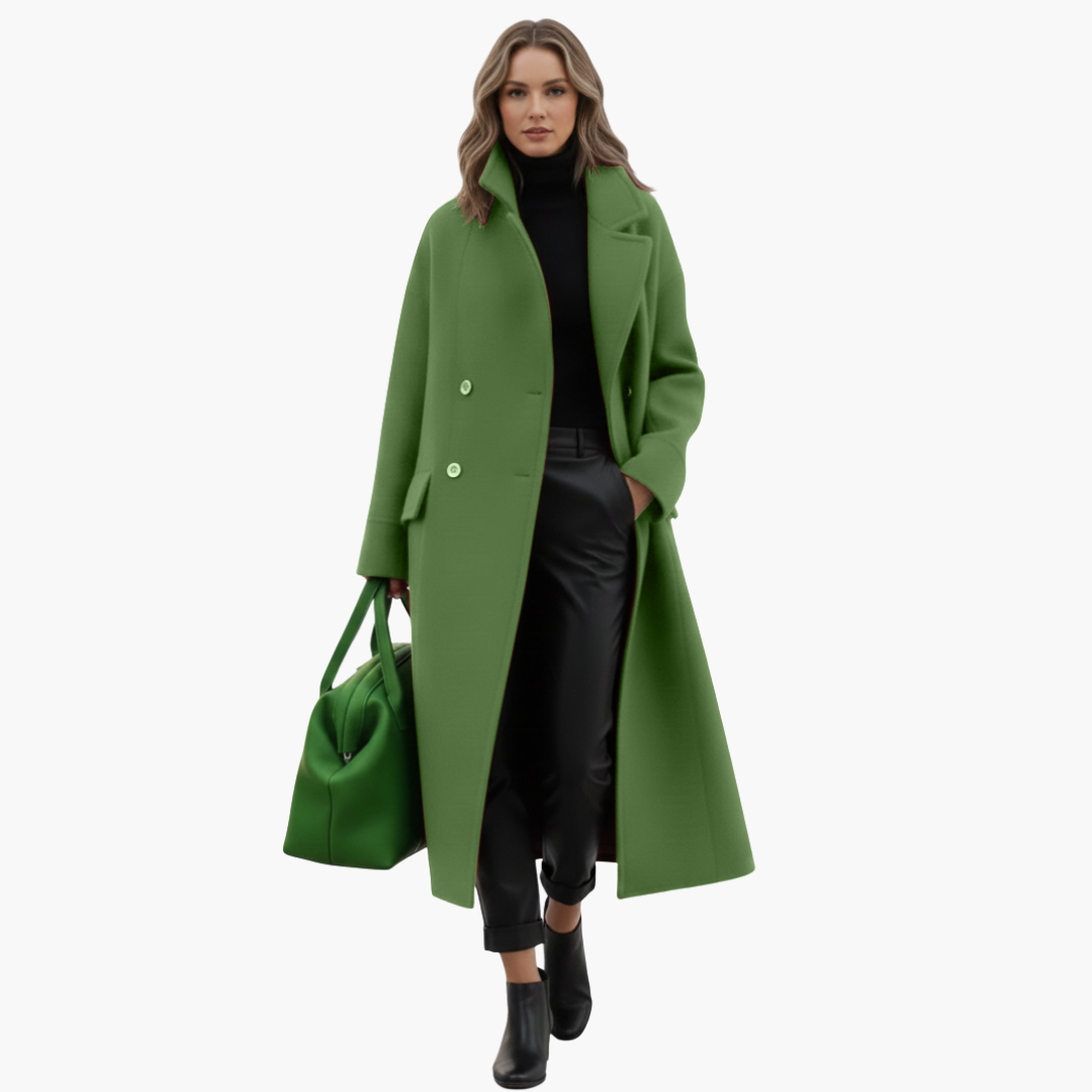 Sophie – Long Wool-Blend Overcoat