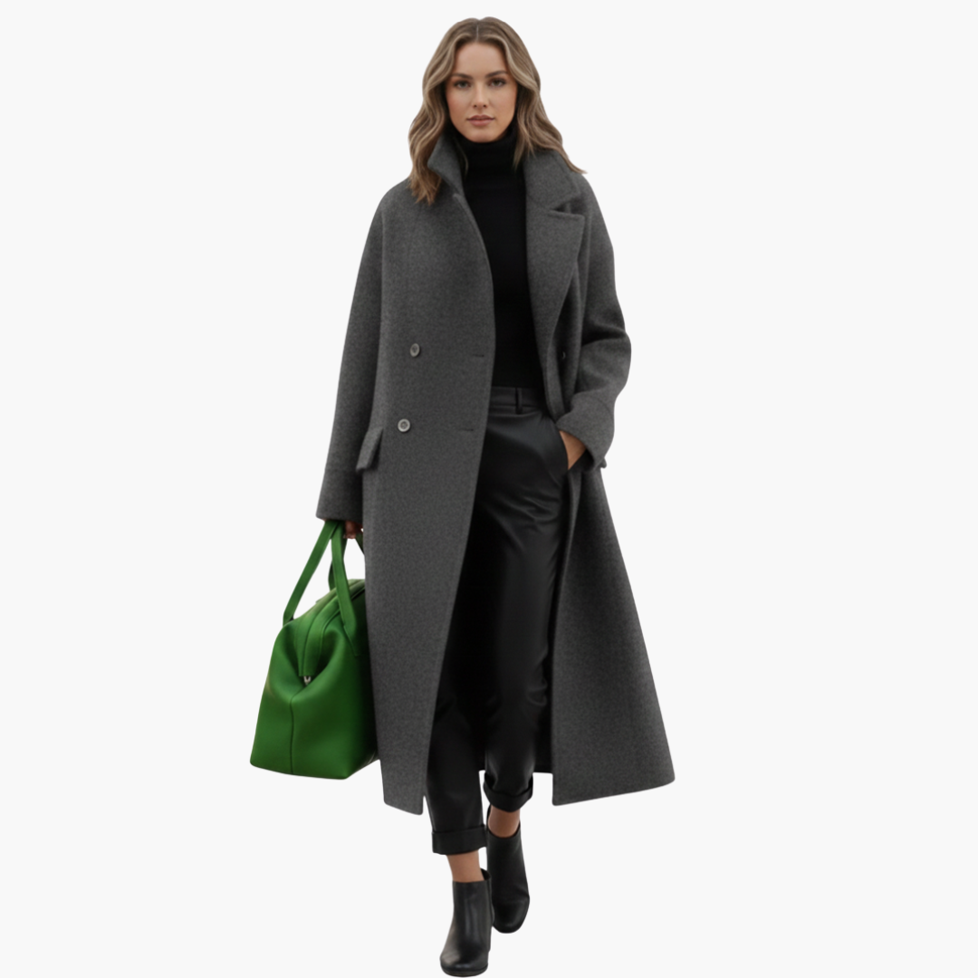 Sophie – Long Wool-Blend Overcoat