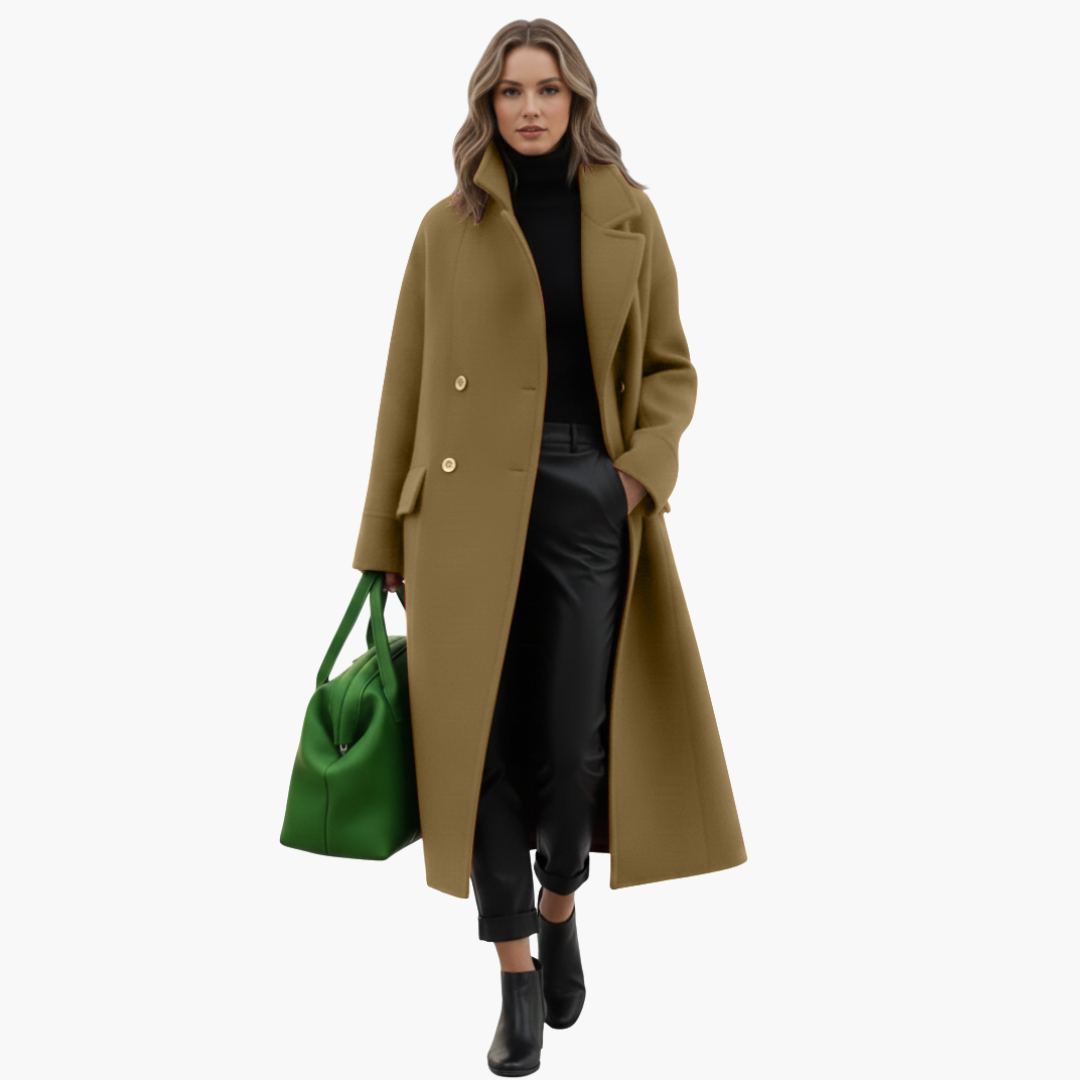 Sophie – Long Wool-Blend Overcoat