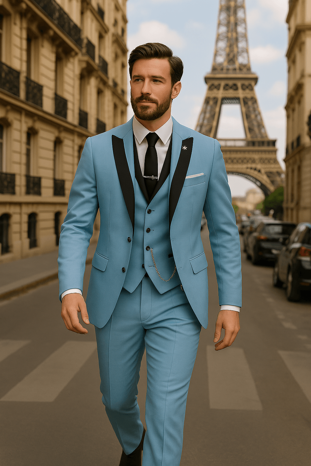 Adrián – Tailored Three-Piece Suit Mens