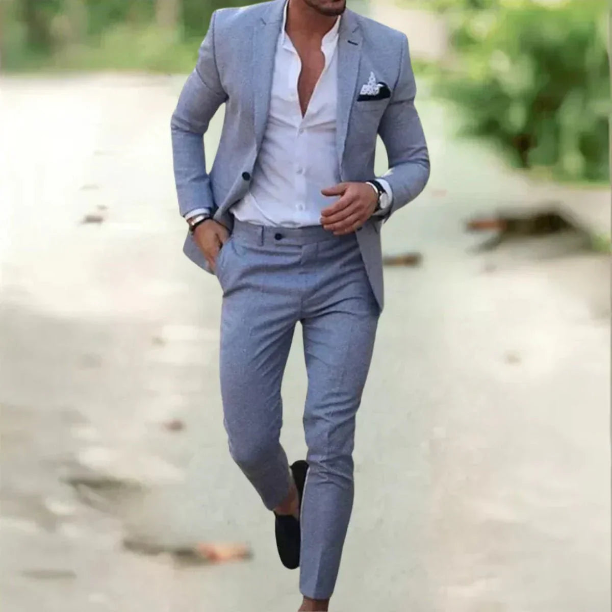 Leonardo – Garnitur slim fit w nowoczesnym wydaniu