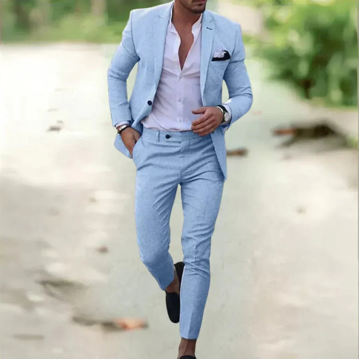 Leonardo – Garnitur slim fit w nowoczesnym wydaniu