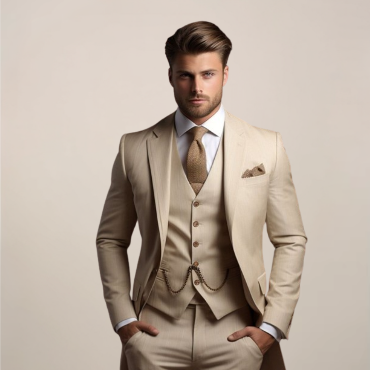 Hugo – Tailored Three-Piece Suit Mens