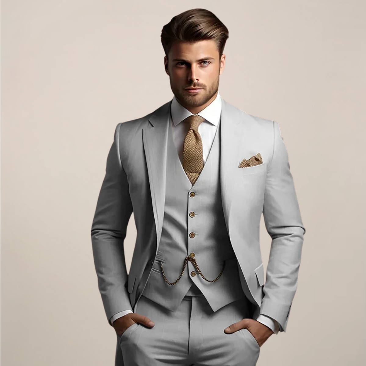 Hugo – Tailored Three-Piece Suit Mens