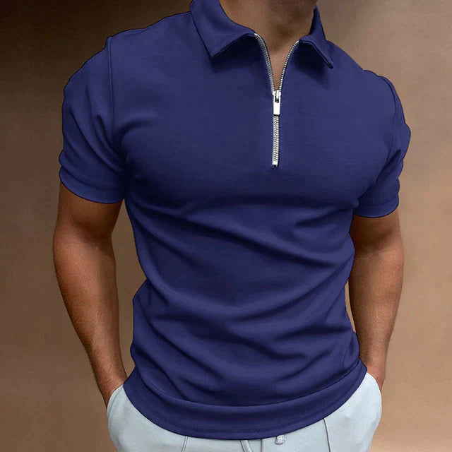 Oliver – Premium Zip Polo Shirt - Image 6