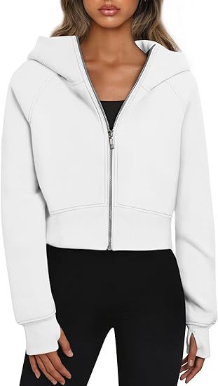 Natalia – Krótka bluza z kapturem na zamek