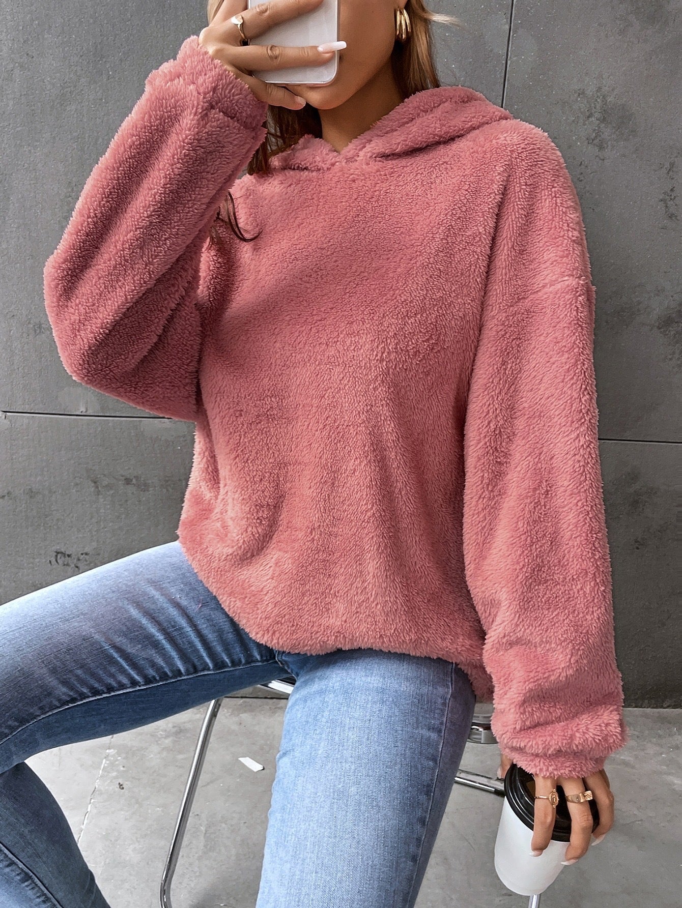 Mila – Bluza damska z kapturem typu miś