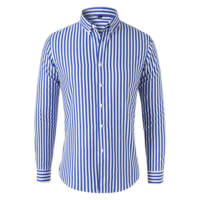 Oliver – Pinstripe Long Sleeve Shirt for Men