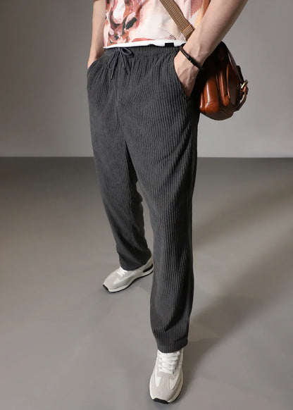 Ryan – Relaxed Ribbed Lounge Trousers for Men