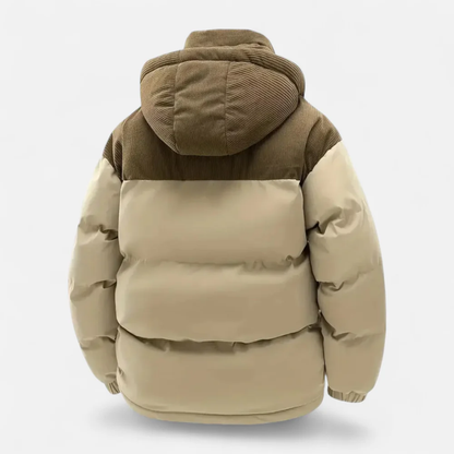 Álvaro – Panelled Hooded Puffer Jacket Menswear