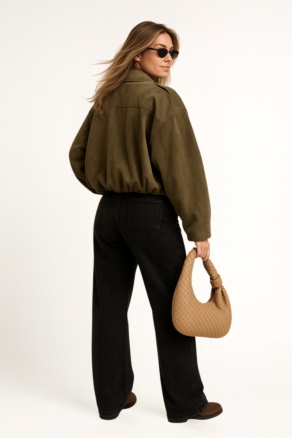 Ewa – Kurtka damska zamszowa oversize