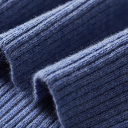 Felix – Męski sweter polo ecru z guzikami
