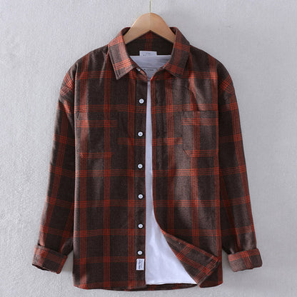 Mateo – Checked Casual Button-Up Shirt for Men