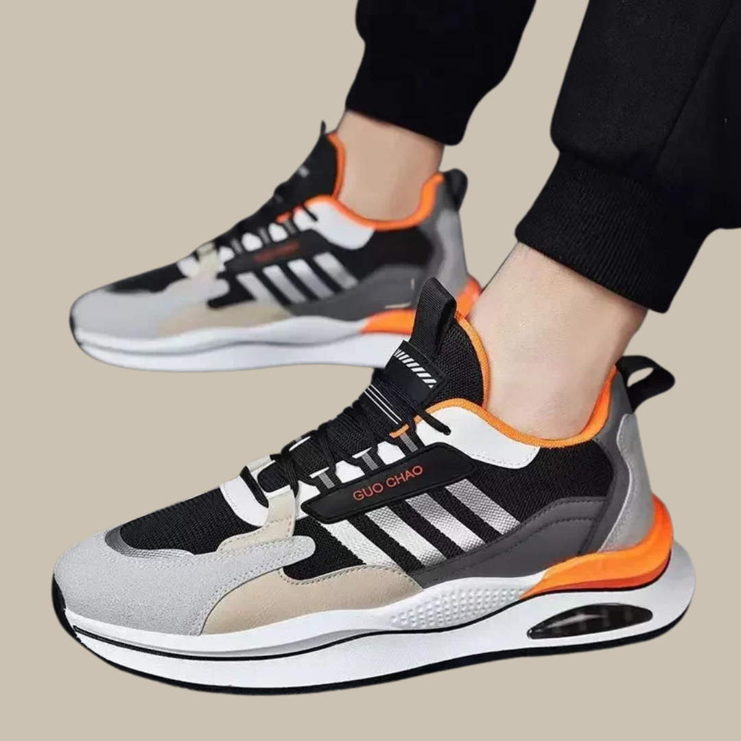 Aiden - Buty męskie sportowe sneakersy z oddychającą siatką i amortyzacją