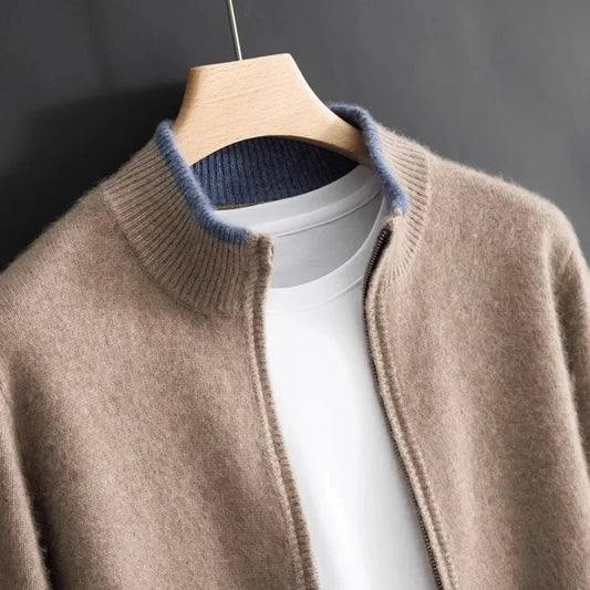 Lucas – Cashmere Zip Jacket