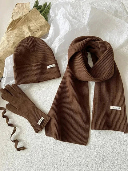 Aitana – Knitted Winter Accessories Set Women