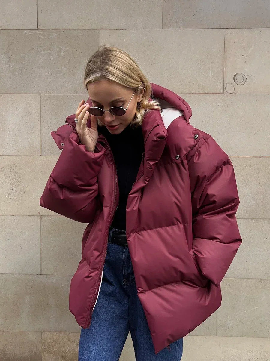 Janna – Oversize kurtka puchowa z kapturem