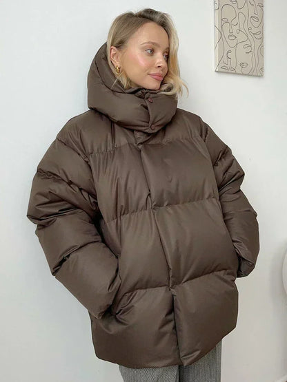 Janna – Oversize kurtka puchowa z kapturem