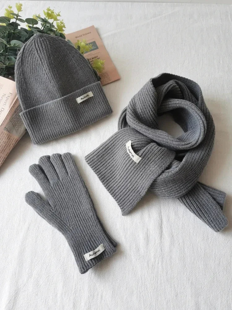 Aitana – Knitted Winter Accessories Set Women