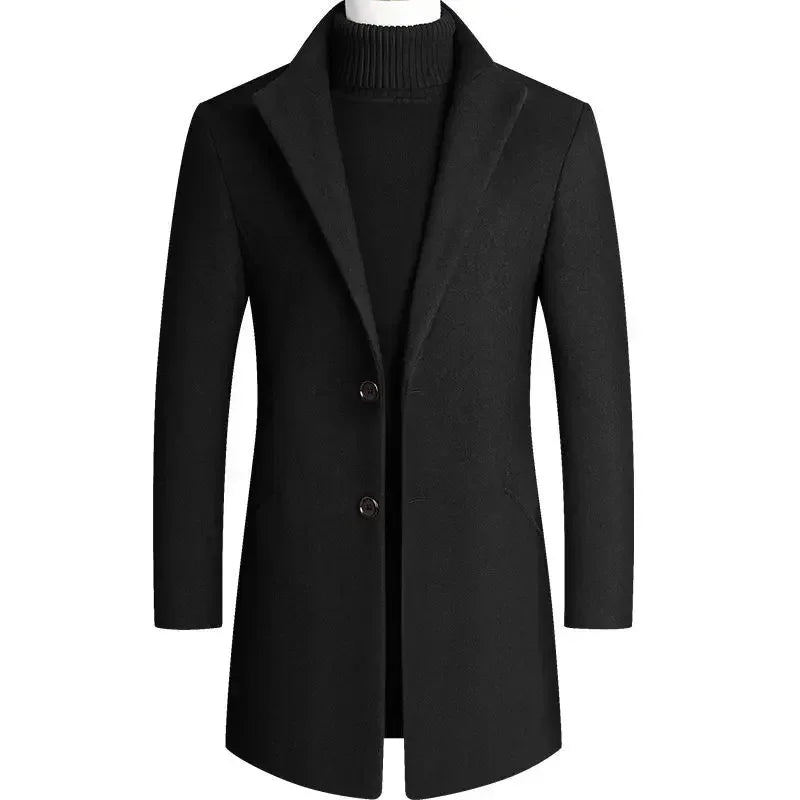 Marek – Płaszcz męski elegancki wełniany