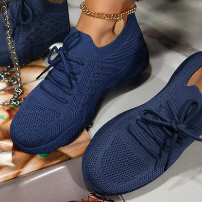 Raya – Czerwone sportowe buty damskie o oddychającej strukturze