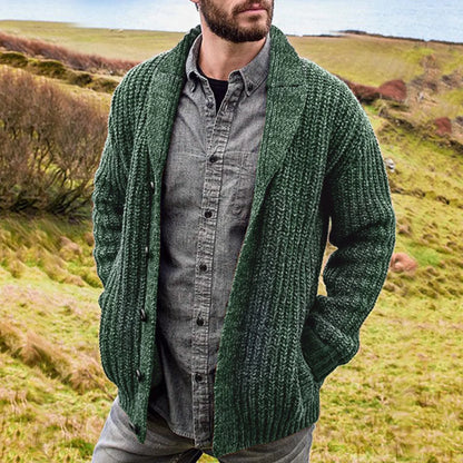 Variant image for Max | Bequeme Strickjacke Herren - Zeitloser Cardigan mit Taschen-33