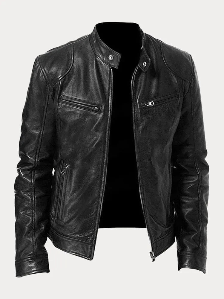 Luke – Classic Moto Leather Jacket
