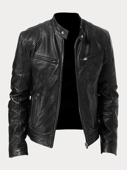 Luke – Classic Moto Leather Jacket