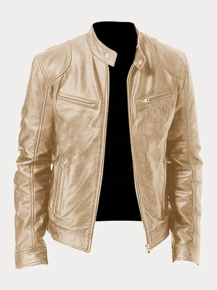 Luke – Classic Moto Leather Jacket