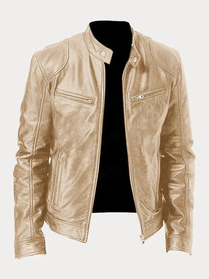 Luke – Classic Moto Leather Jacket