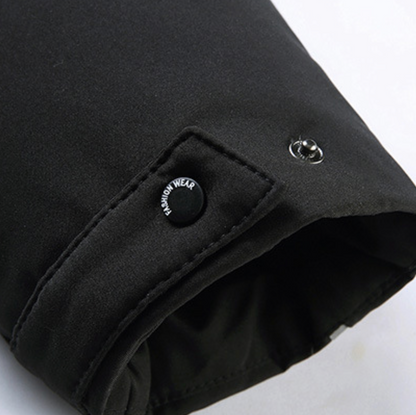 Archer – Long Hooded Winter Puffer Coat for Men