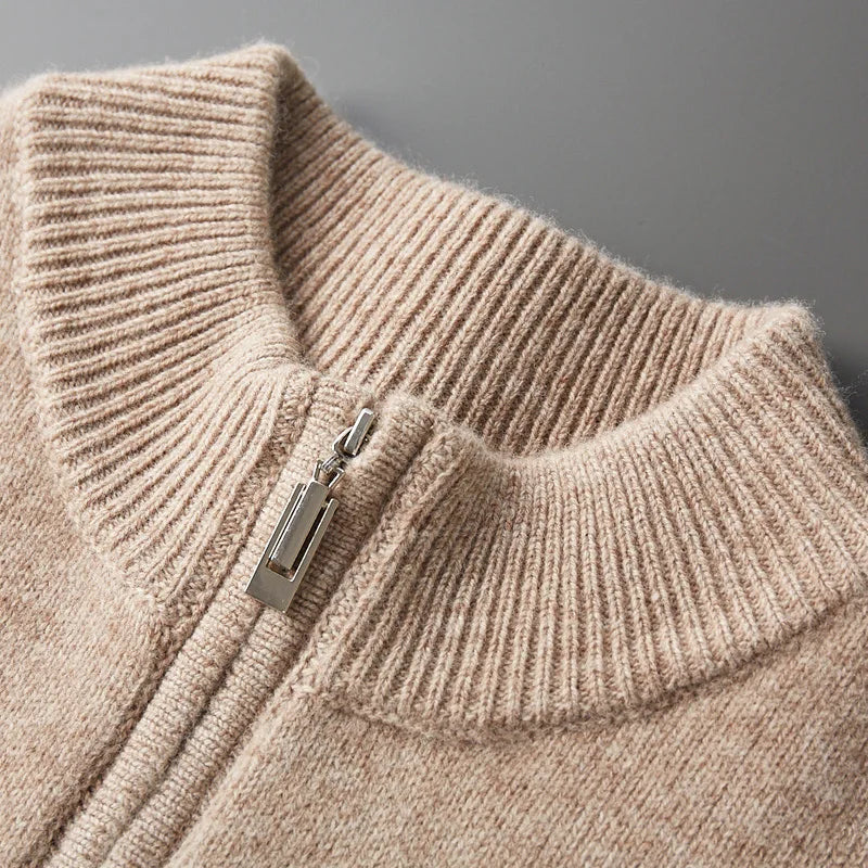 Mateo – Refined Half-Zip Knit Jumper for Men