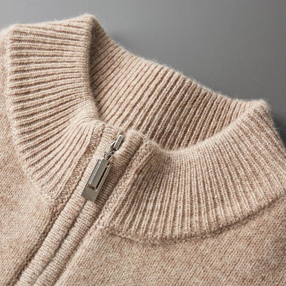 Mateo – Refined Half-Zip Knit Jumper for Men