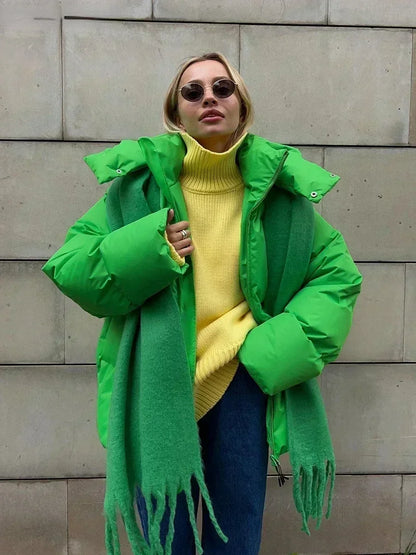 Janna – Oversize kurtka puchowa z kapturem