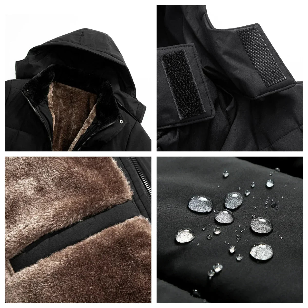 Diego – Chaqueta Acolchada con Forro Térmico y Capucha Hombre