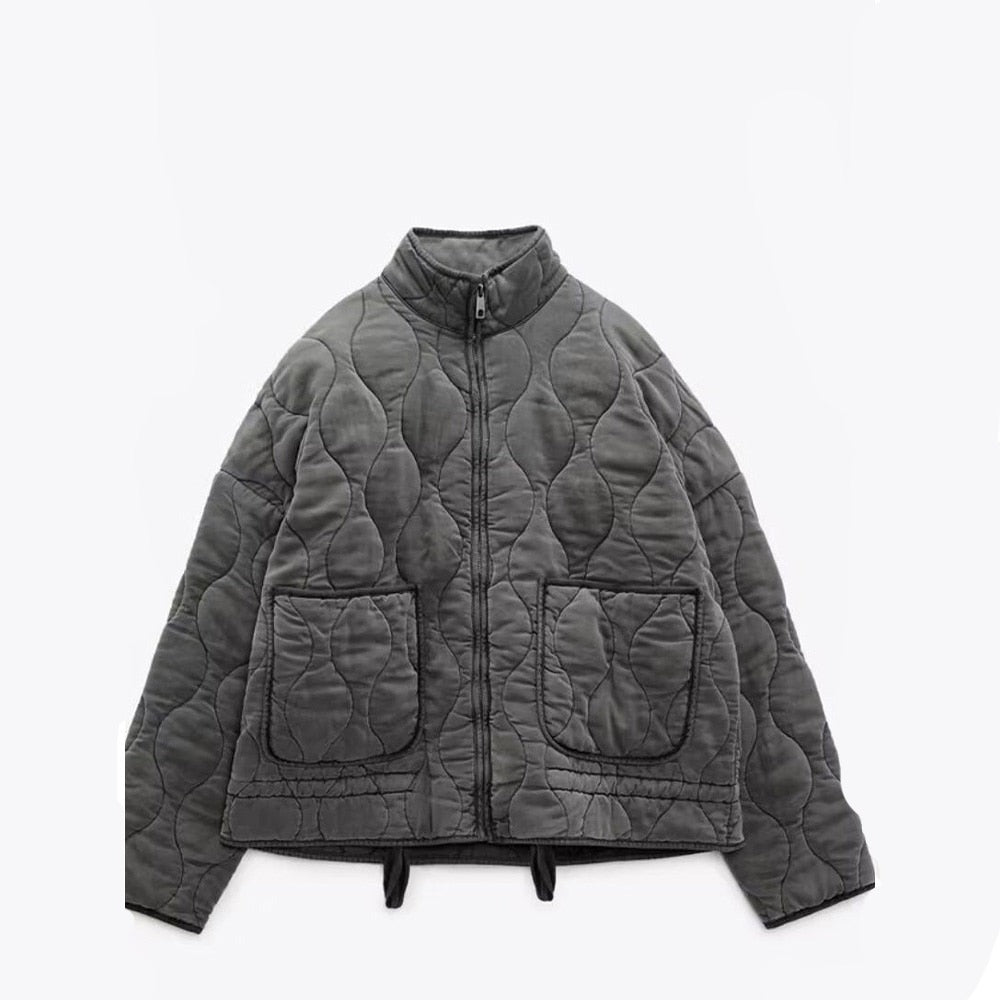 Nora – Pikowana kurtka oversize