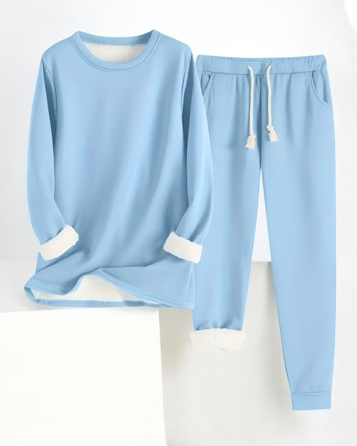 Amelia – Fleece-Lined Lounge Set for Women