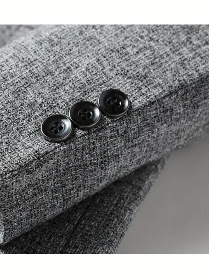 Sergio – Tailored Textured Three-Piece Suit Mens