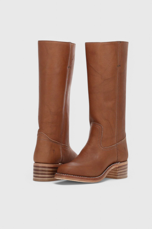 Mila – Classic Tall Leather Riding Boots for Women