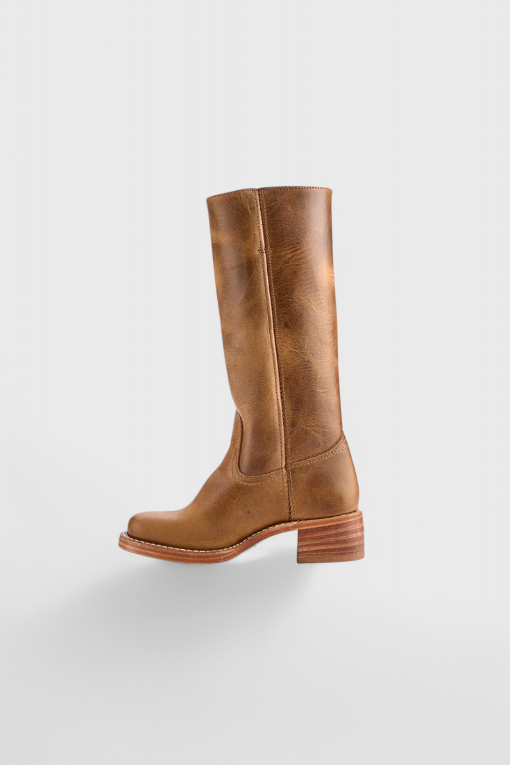 Mila – Classic Tall Leather Riding Boots for Women