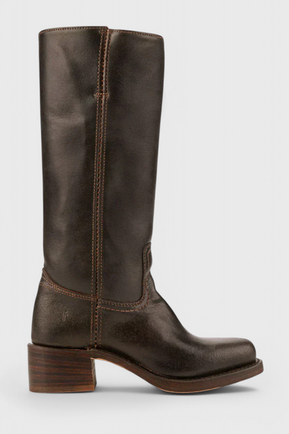 Mila – Classic Tall Leather Riding Boots for Women