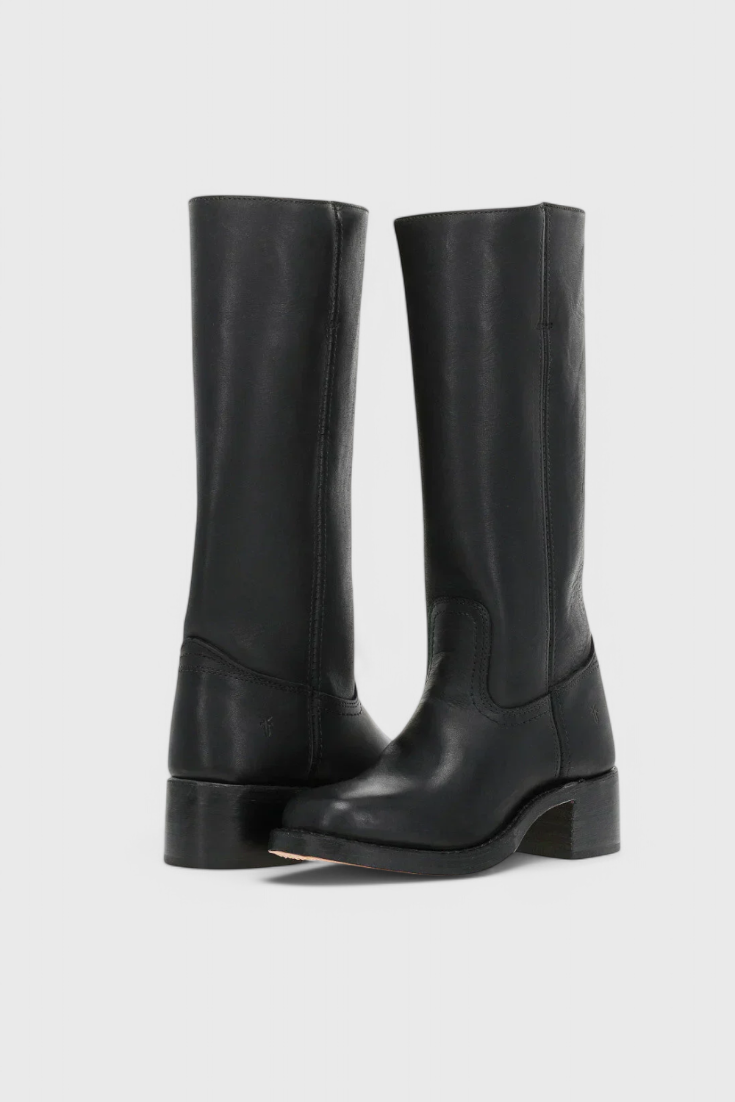 Mila – Classic Tall Leather Riding Boots for Women