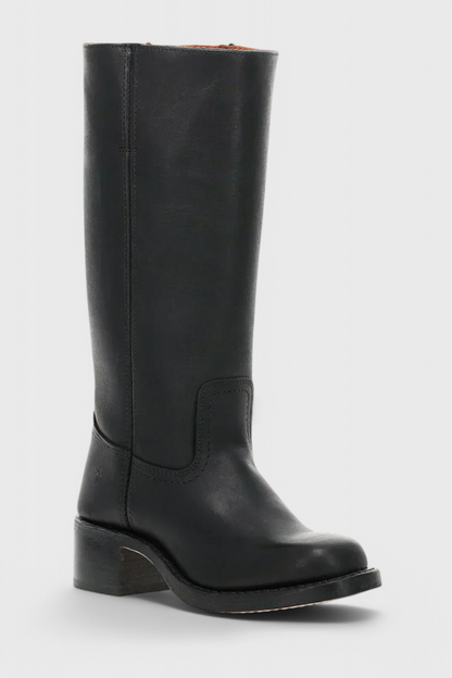 Mila – Classic Tall Leather Riding Boots for Women