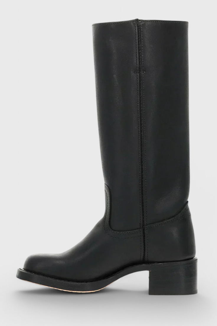 Mila – Classic Tall Leather Riding Boots for Women