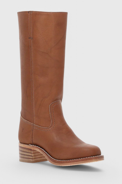 Mila – Classic Tall Leather Riding Boots for Women