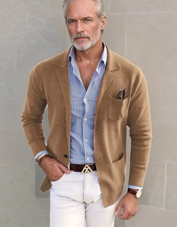 David – Casual Tailored Linen Blazer