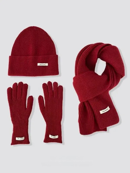 Aitana – Knitted Winter Accessories Set Women