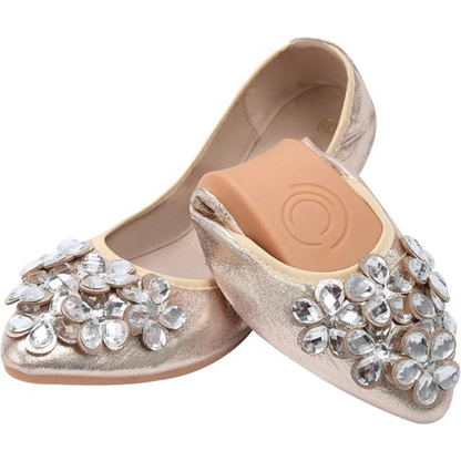 Anna – Eleganckie baleriny z ozdobami