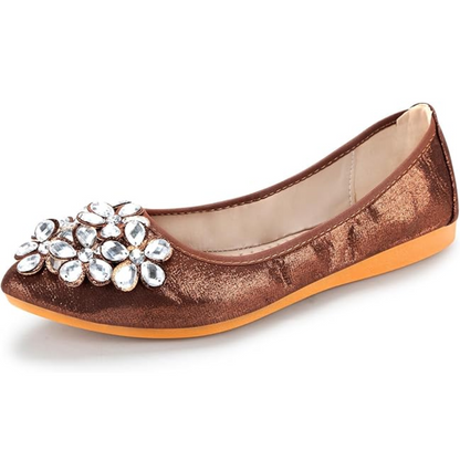 Anna – Eleganckie baleriny z ozdobami
